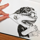 Illustration for article titled Fun illustrations of a cartoon fighting his creator